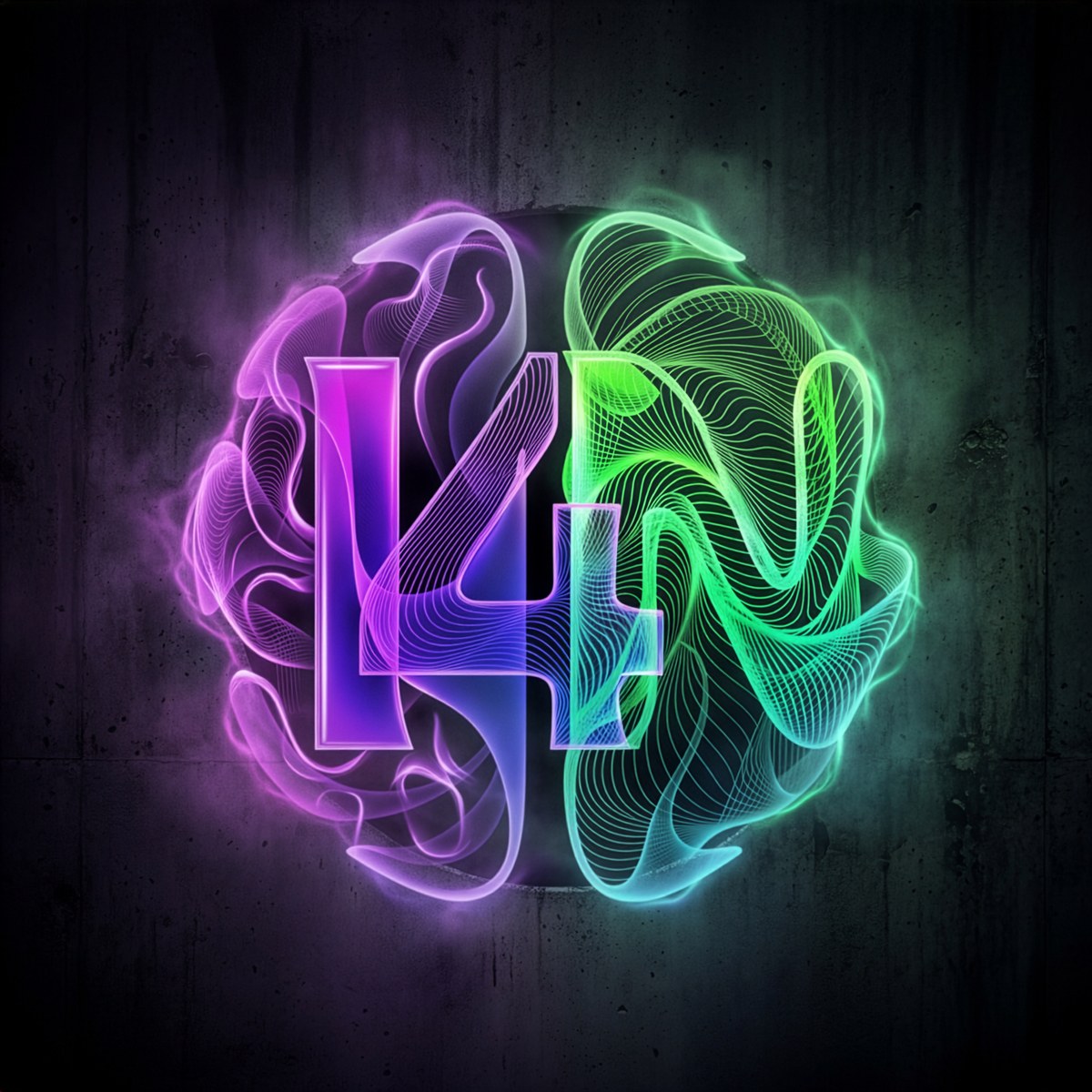 INFECTEDBRAIN4 STUDIO neon beyin logosu